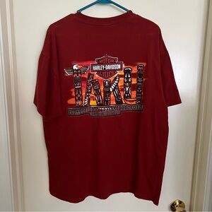Vintage Y2K Harley Davidson Juneau Alaska shirt 2008